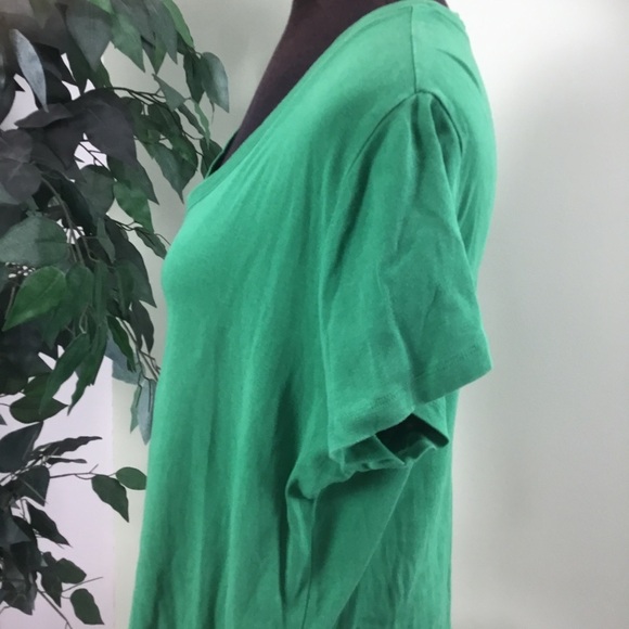 ST Johns Bay 1X green essential short sleeve tee - Picture 5 of 11